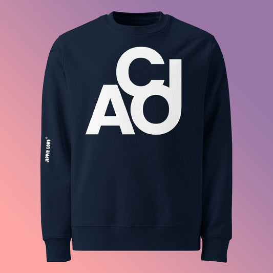 CIAO ϟ ACID" unisex eco sweatshirt // Custom Made