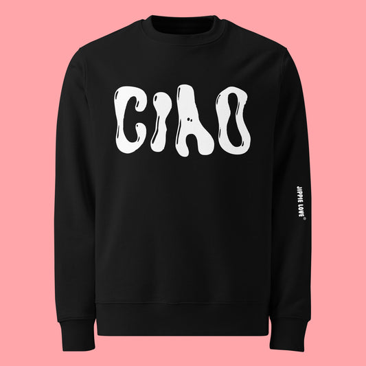 Clubwear Sweatshirt // <CIAO // Unisex Eco // Custom Made