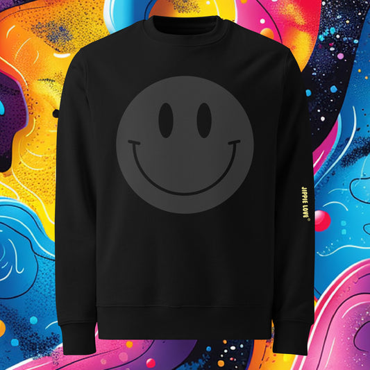 Festival, Rave & Club Sweatshirt // SMILEY // Unisex Eco // Custom Made